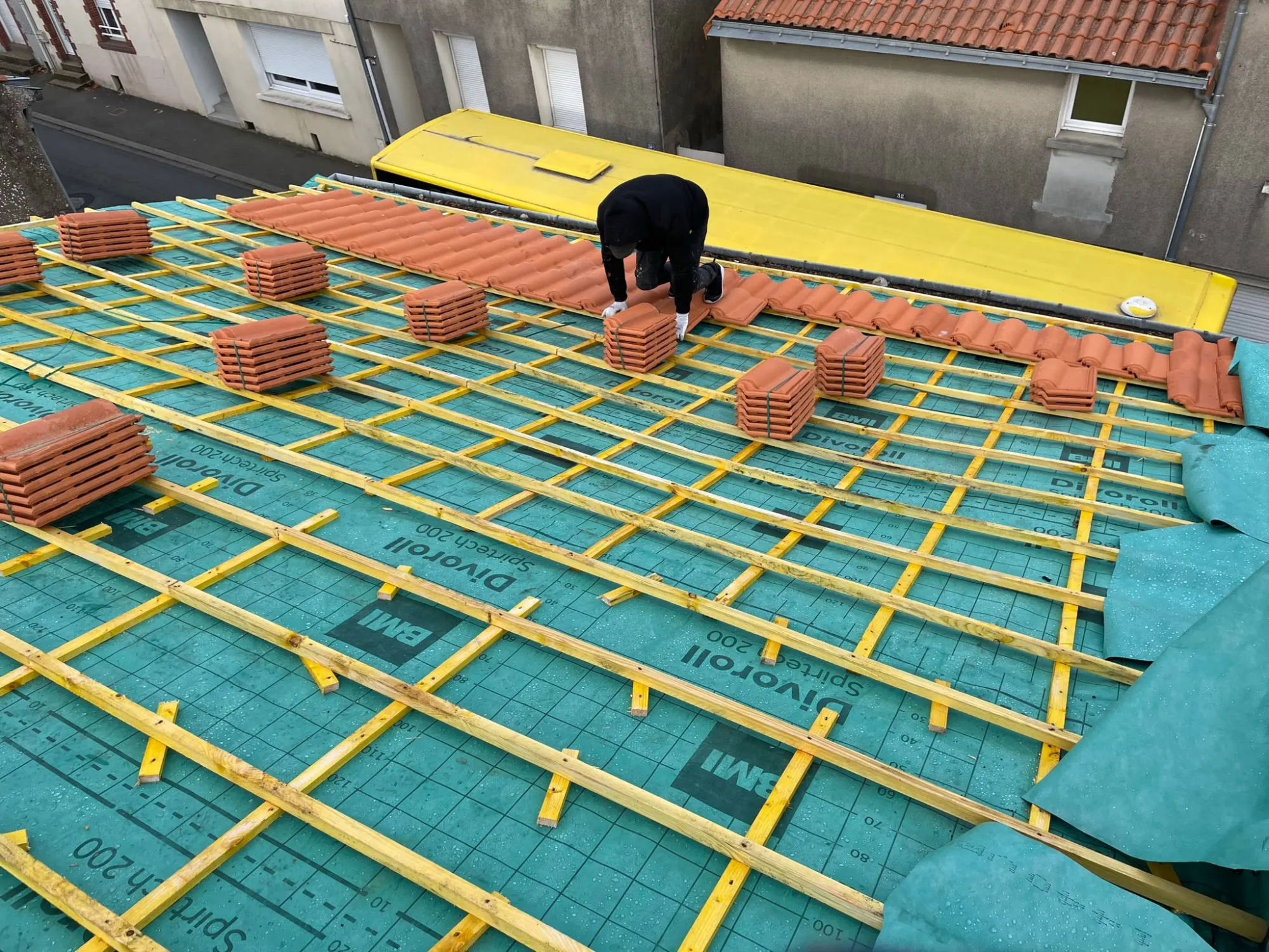 Réfection complète d’une toiture